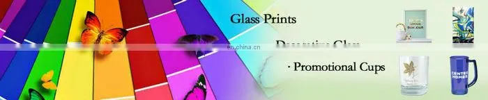 Elegant Screen Printing Art Decoration Living Room Glass Partition