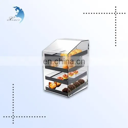 Acrylic food display cases for retail shop wholesale