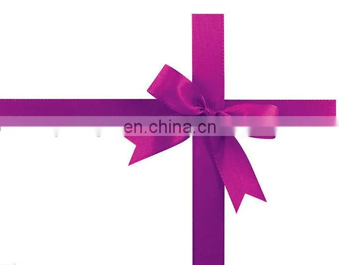 satin tie bow by hand