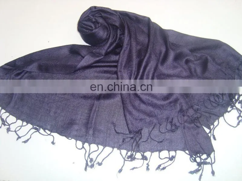 High Quality viscose blended scarf shawl pashmina in Jacquard
