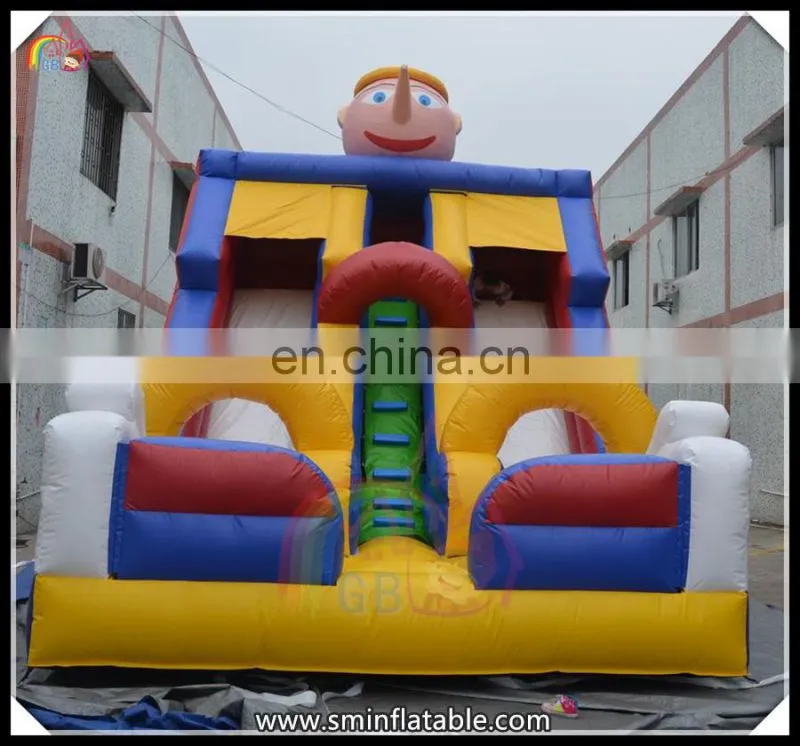 customize Bob the Builder slide inflatable BabBuilder slide china inflatable slide for sale