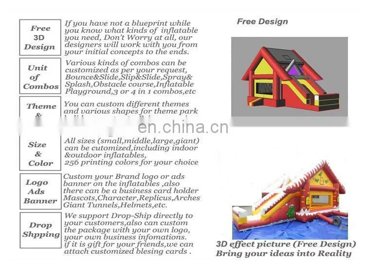 Giant inflatable water slide for ourdoor park