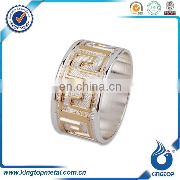 custom picture metal bulk wholesale napkin ring