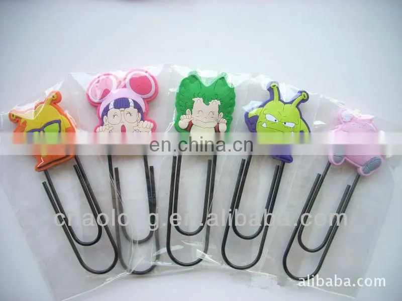 factory directly sale custom branded logo rubber bookmark soft pvc book marks