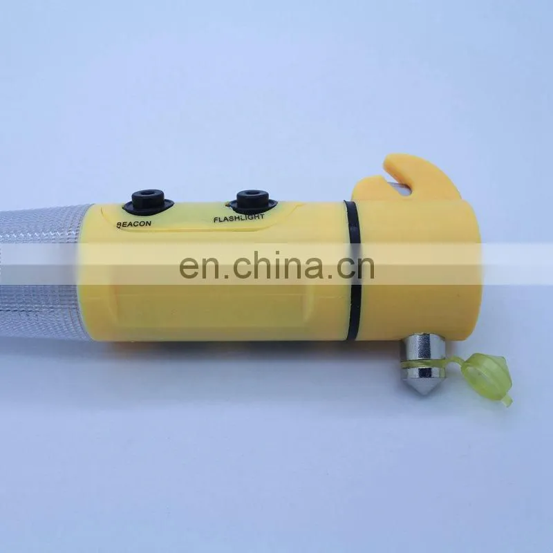 Flashlight with hammer