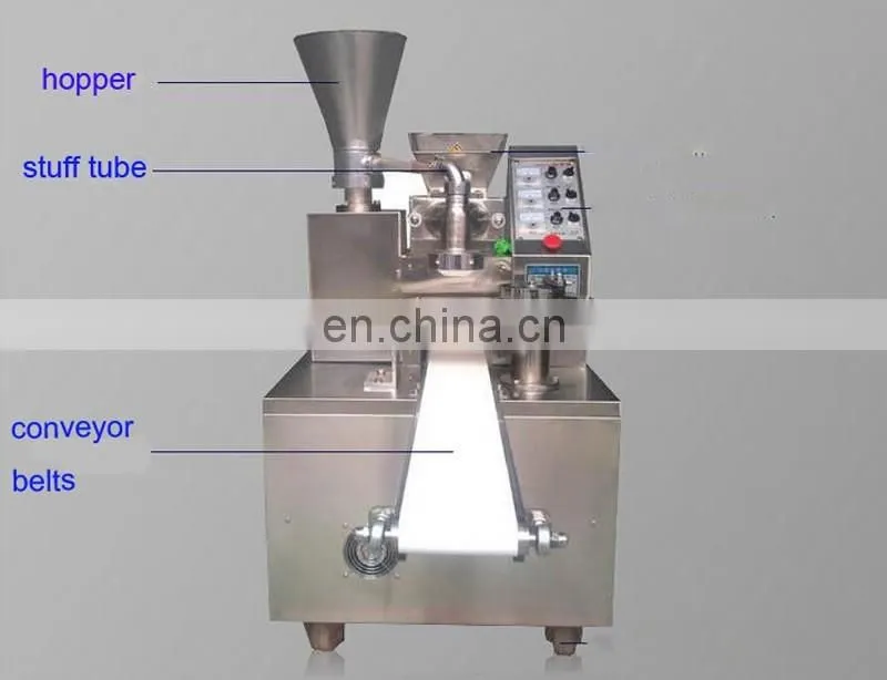 110V/220V stainless steel automatic steamed stuffing bun machine/momo filling maker machine