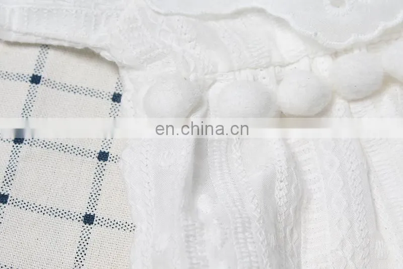 Infants & Toddler Clothes Elegant Full Sleeve White Baby Lace Party Romper