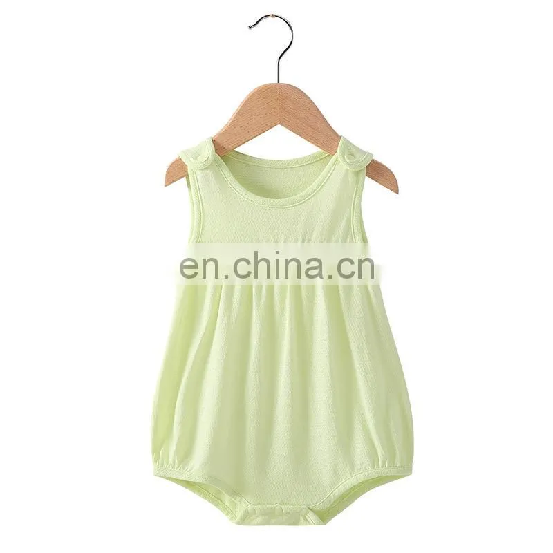 Girls Clothes Baby Clothes Summer Cool and Breathable Female Baby Rompers Korean