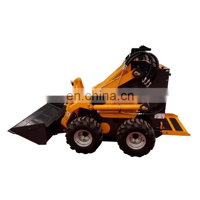 Hysoon 23HP mini skid steer tractor loader with accessories for sale