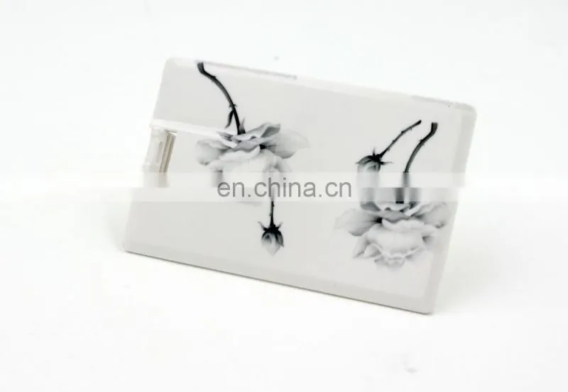 Christmas gifts Custom Logo Promotional thin blank visa Business Credit Card usb flash drive