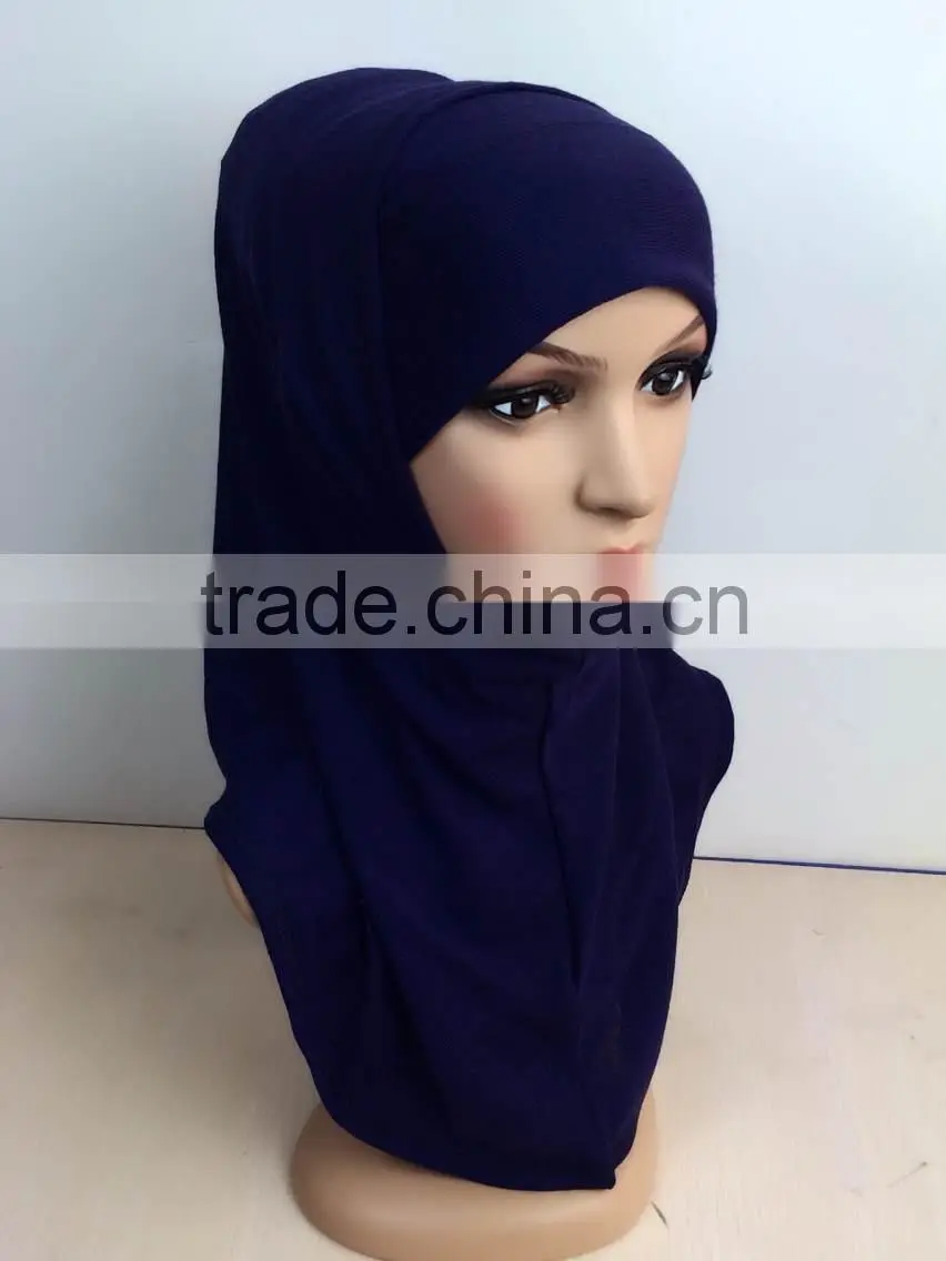 HOT 2015 cashmere ISLAMIC HEADSCARF;two piece MUSLIM HIJAB