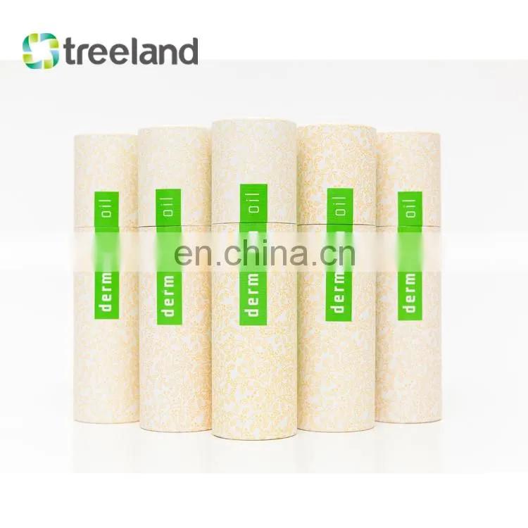 Eco friendly oil paper packaging tube custom paper cardboard tube