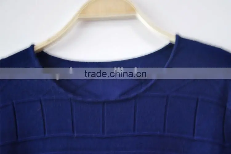 2016 Scoop Neck Women Plain Pullover Knit Sweaters