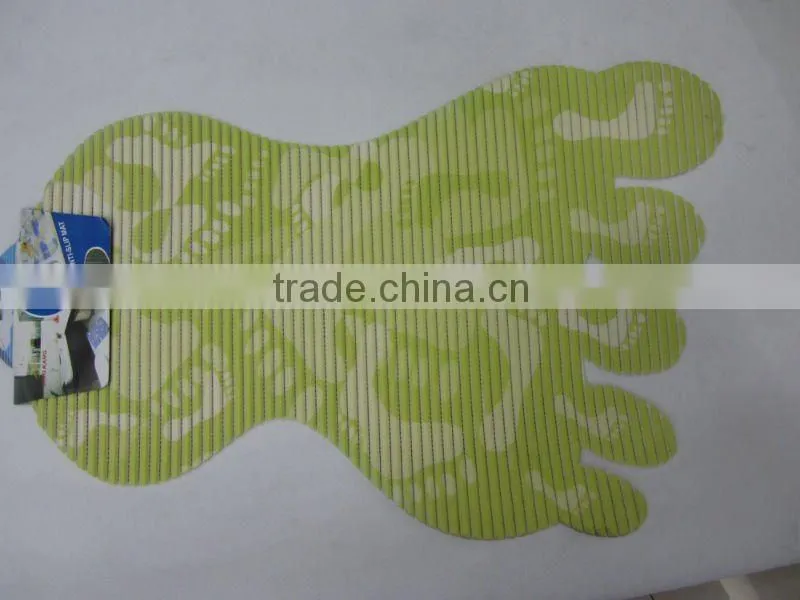 floor mat ,bathroom mat feetshape mat