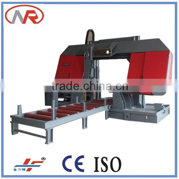 GZ42100 Double Column Hydraulic Power Press Band Saw Machine with cutting capacity 1000mm
