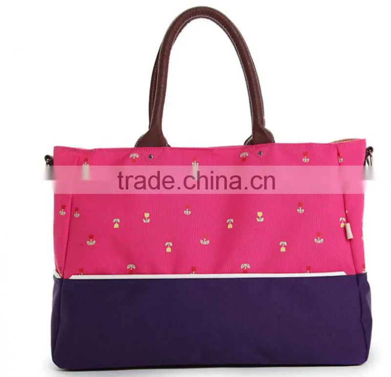 2015 new design wholesale baby diaper Mummy bag