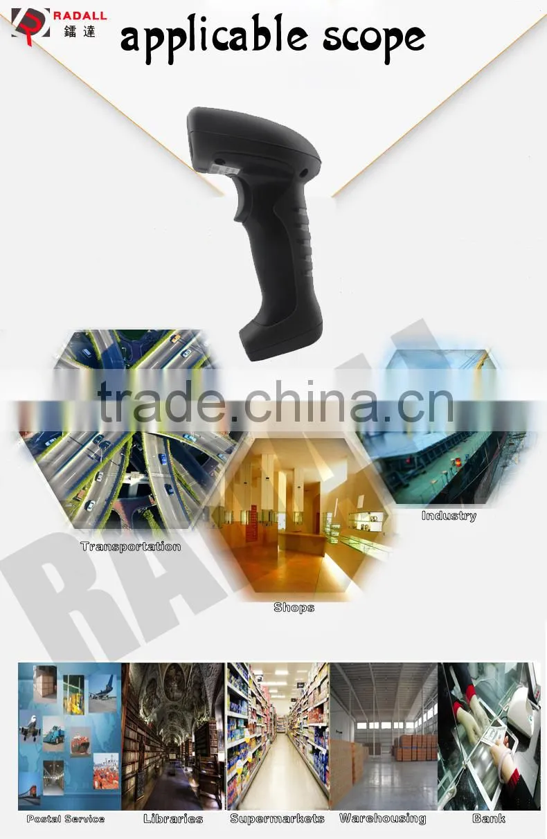 RD-6850 barcode scanner sensor barcodefull water proof 32 bit 1D IP67 barcode scanner barcode scanner sim card