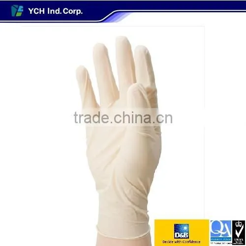 Medical Disposable Surgical Yellow Nitrile Gloves