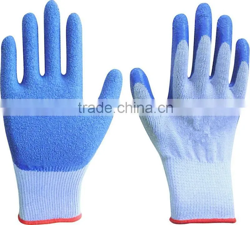 gardening used latex coated hand job gloves manufacturer in china
