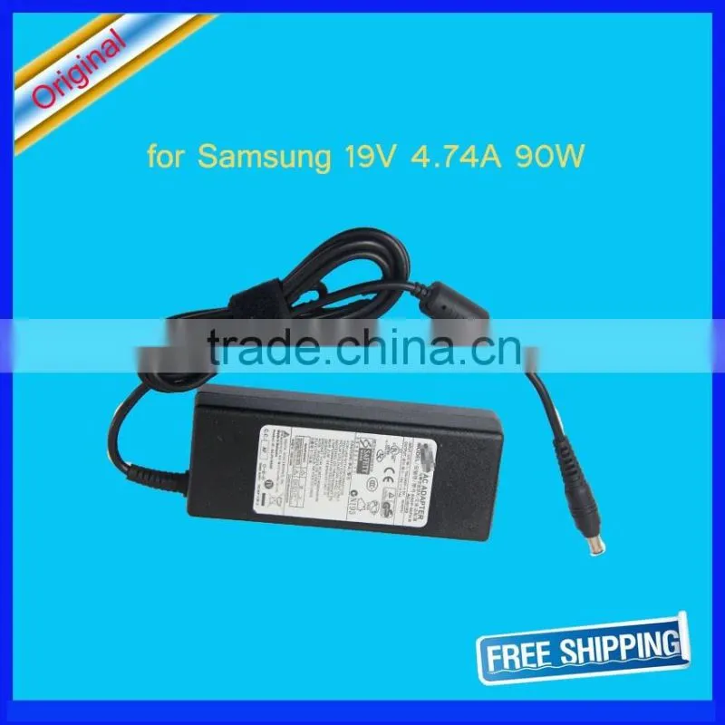 100% original 90W adapter For Samsung R410 R429 R439 R453 Laptop charger AC Adapter 19V 4.74a