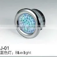 blue bubble lights used in bathtub