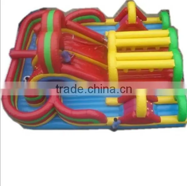 giant cheap inflatable obstacle course for sale