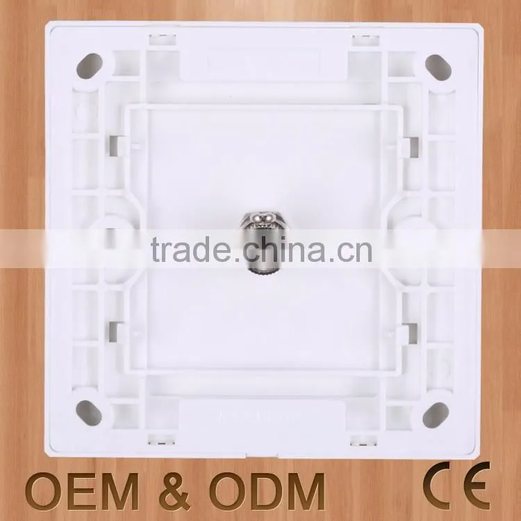 China suppliers wall mounted one gang satellite socket