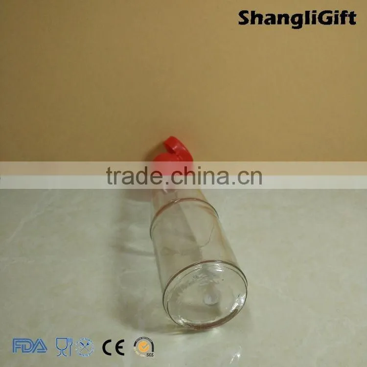 120ml soy bean sauce glass bottle with flip top lid