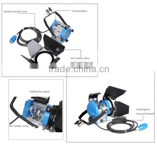 OEM chinese supply As Arri 300 Watt Plus Tungsten Fresnel (120-240VAC)