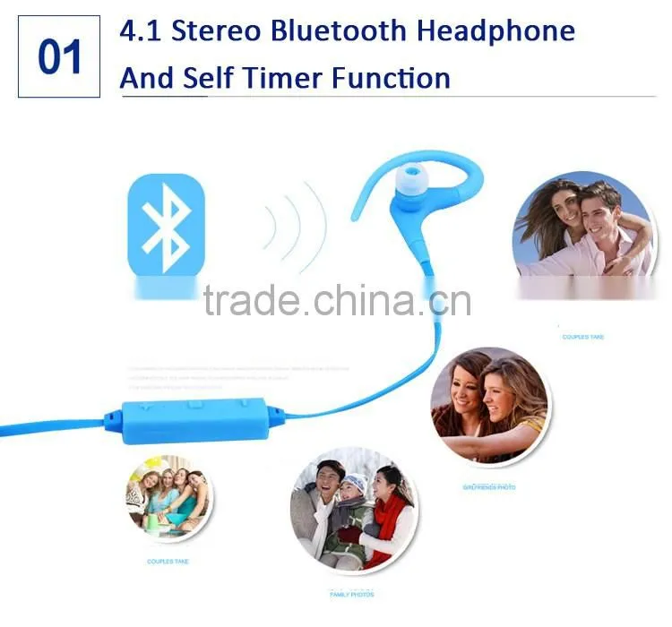 Bluetooth V4.1 Sport Style Neckband Bluetooth Wireless Headset Stereo Headphone