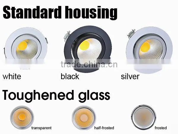 2016 Hot sales 360 degree roatatable 26W gimbal led downlight for shop