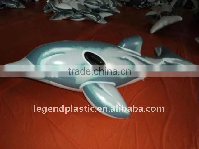 inflatable dolphin rider