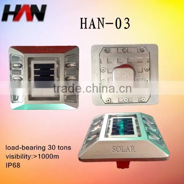 IP68 reflective solar led road stud( flashing or steady-on )