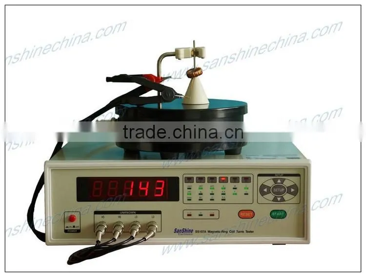 Toroid core coil turns tester
