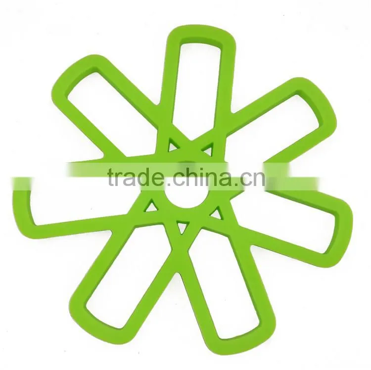 Top sell silicon foldable cup mat in tableware