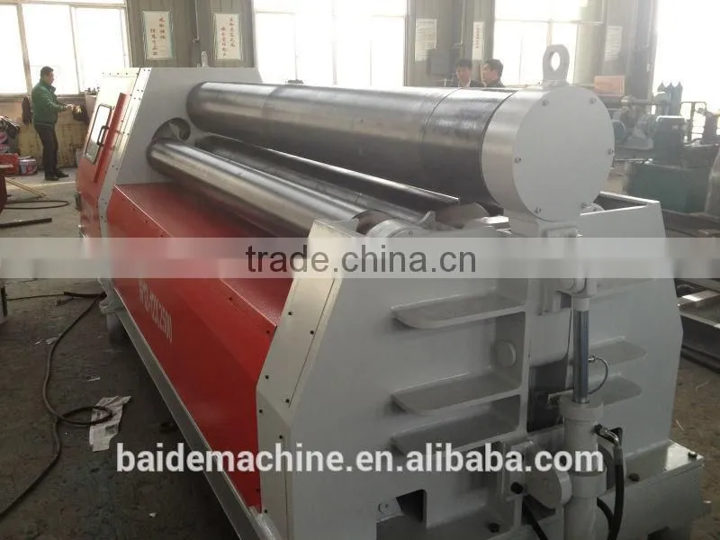 W12 series hydraulic plate bending machines,4 roll designed by China