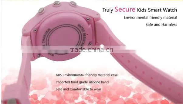 Kids Children Remote Monitor GPS Tracker Smart Wrist Watch with SIM GPS WIFI Positioning / SOS Surveillance / Children Safe Secu
