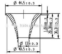 pc led reflector for cob MR16 5W led lamp led and bulb