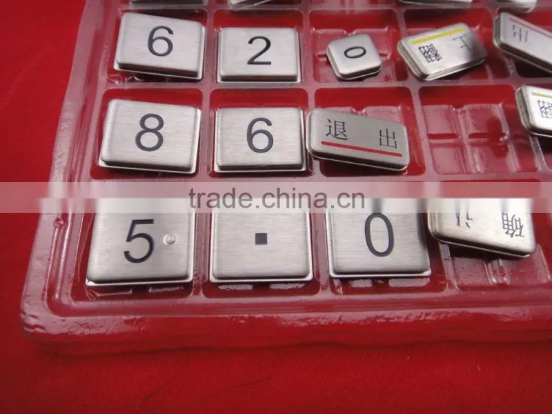 engraving etching silk screen print buttons keys