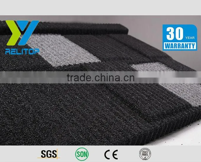 Shingle low cost stone coated roof tiles