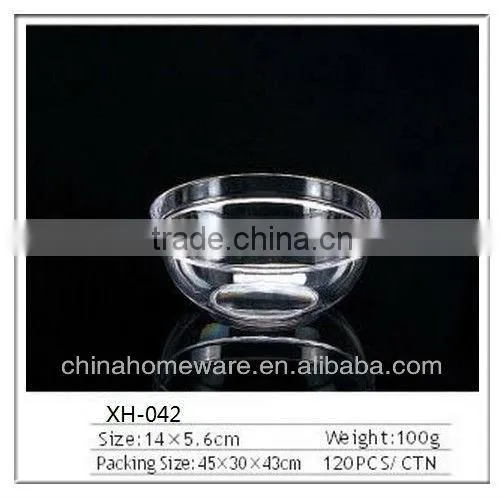 Clear Acrylic salad bowl