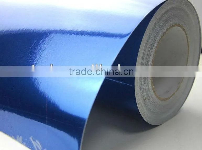 Colored Chrome mirror Car Body Sticker,Chrome Stickers For Cars1.52*30m