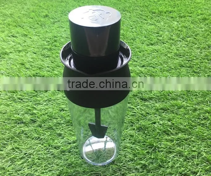food grade home use plastic cocktail spin shaker with customized logo