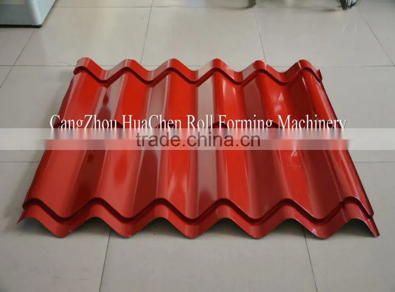 Galvanized aluminum roofing Ridge Cap Making Machine