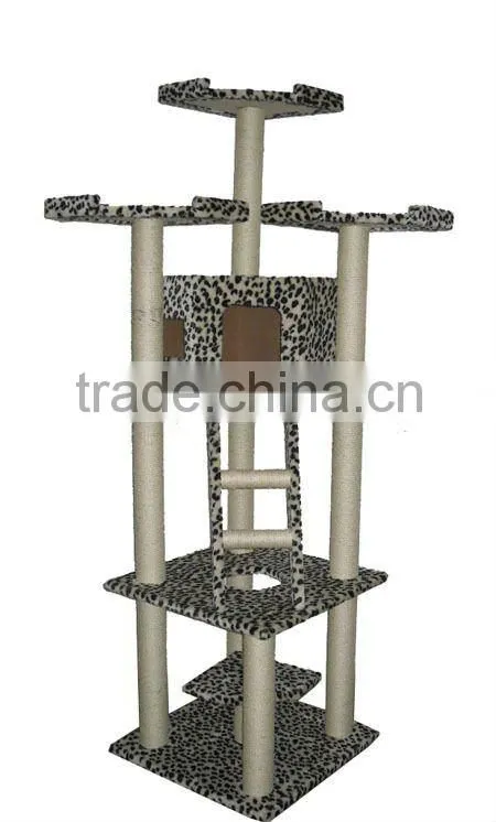 80" Cat Tree Condo Scratcher Post