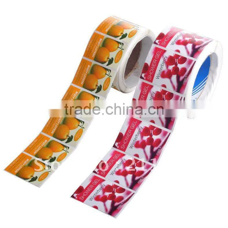 Cosmetics Bottle ,Garment Decal ,Vinyl ,PVC ,PE ,shampoo logo labels