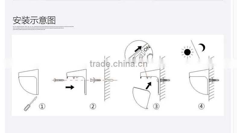 2016 NEW Hot sale garden light outdoor lights led solar street lighting