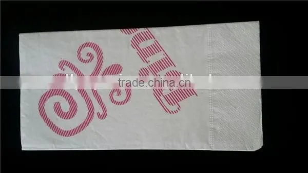 White dinner napkins 40x40cm 3ply 1/8fold