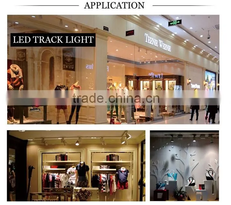 2700-6500K track light system cob led track lighting