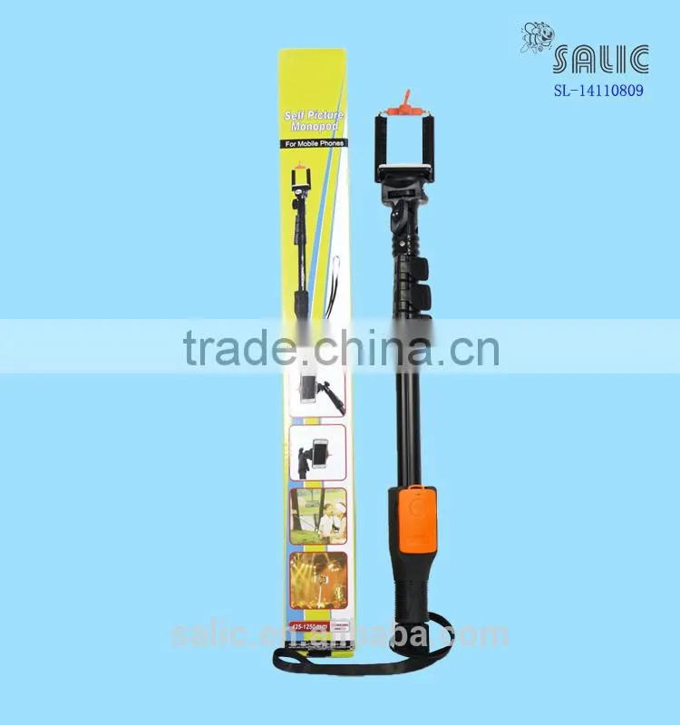 2015 Selfie Stick Extendable hand held Monopod With Shutter Bluetooth